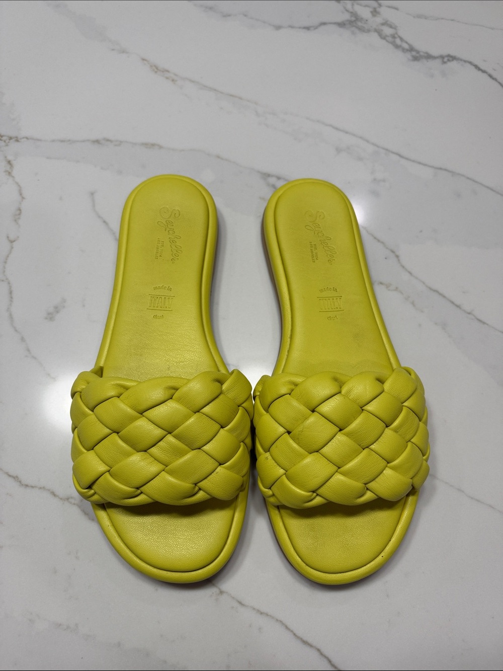 Seychelles Braided Slide Sandals made in Italy